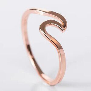 Boho Wave Ring #822 (Rose Gold)
